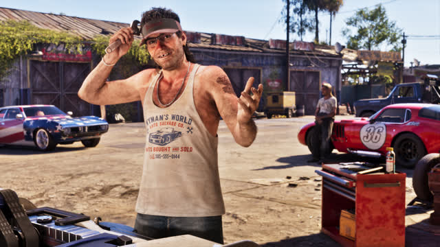 Official Rockstar screenshot of the Classic Car Collection